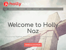 Tablet Screenshot of hollynaz.com